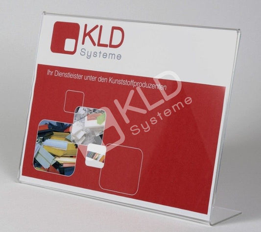 L-Aufsteller L-Ständer Querformat