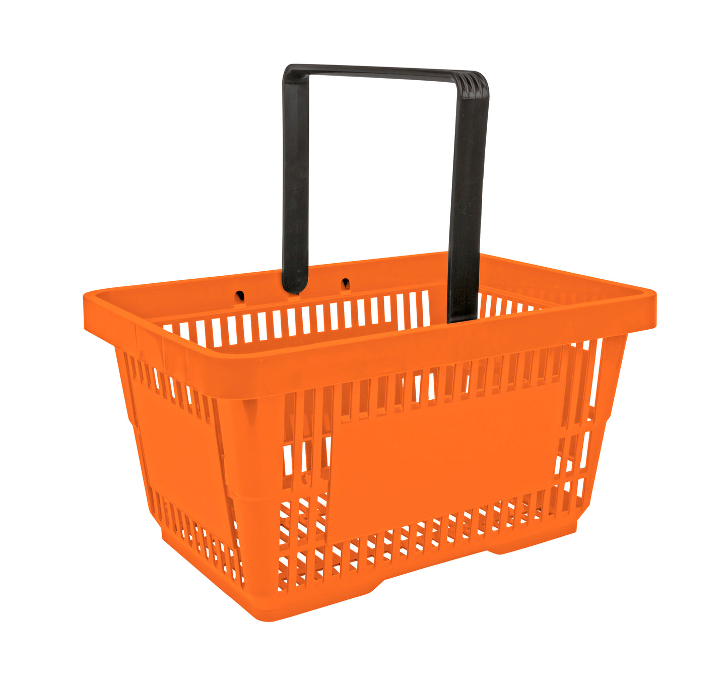 Einkaufskorb 22 Liter, Kunststoff, Einzelgriff oder Doppelgriff, stapelbar