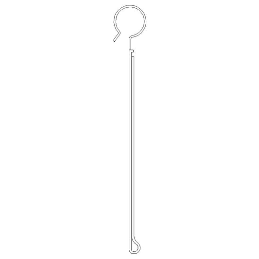 Pendeletikettentasche für Haken