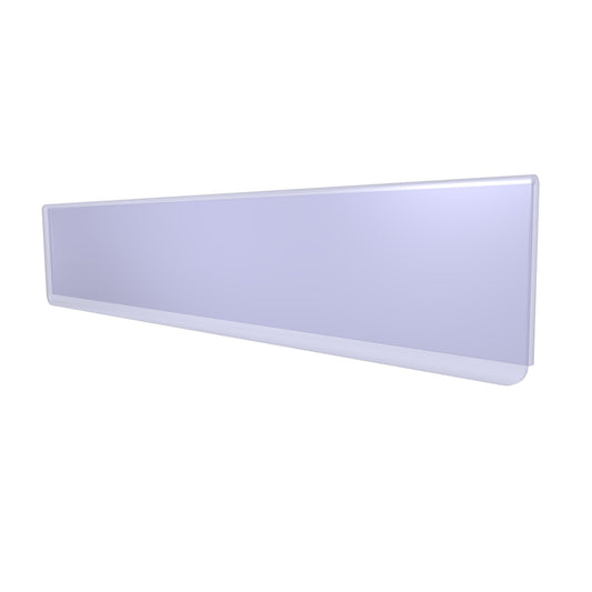 Preisschildhalter aus Acryl, 120 × 55 mm, 1x gebogen