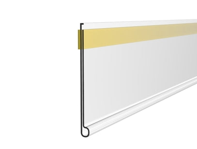 Preisschiene "DBR" zum Kleben ohne Griffkante, Diverse Farben und Formate