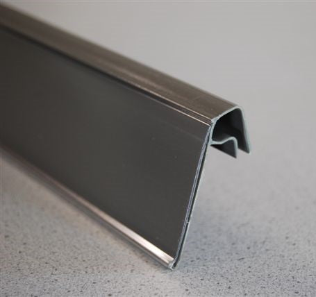 Preisschiene "KE" zum Klemmen für Drahtkörbe, Etikettenhöhe 52 mm