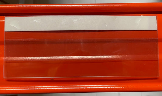10 Stück - PVC Tasche "DBE" zum Stecken, Kleben